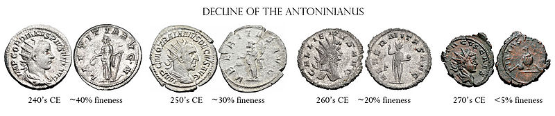 Roman silver coins